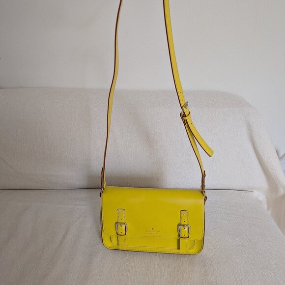 Kate Spade Chartreuse Yellow Crossbody Bag with Duster Bag - Picture 3 of 10